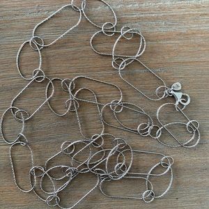 Sterling silver large link chain